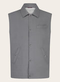 Bodywarmer van virgin wol | Grijs