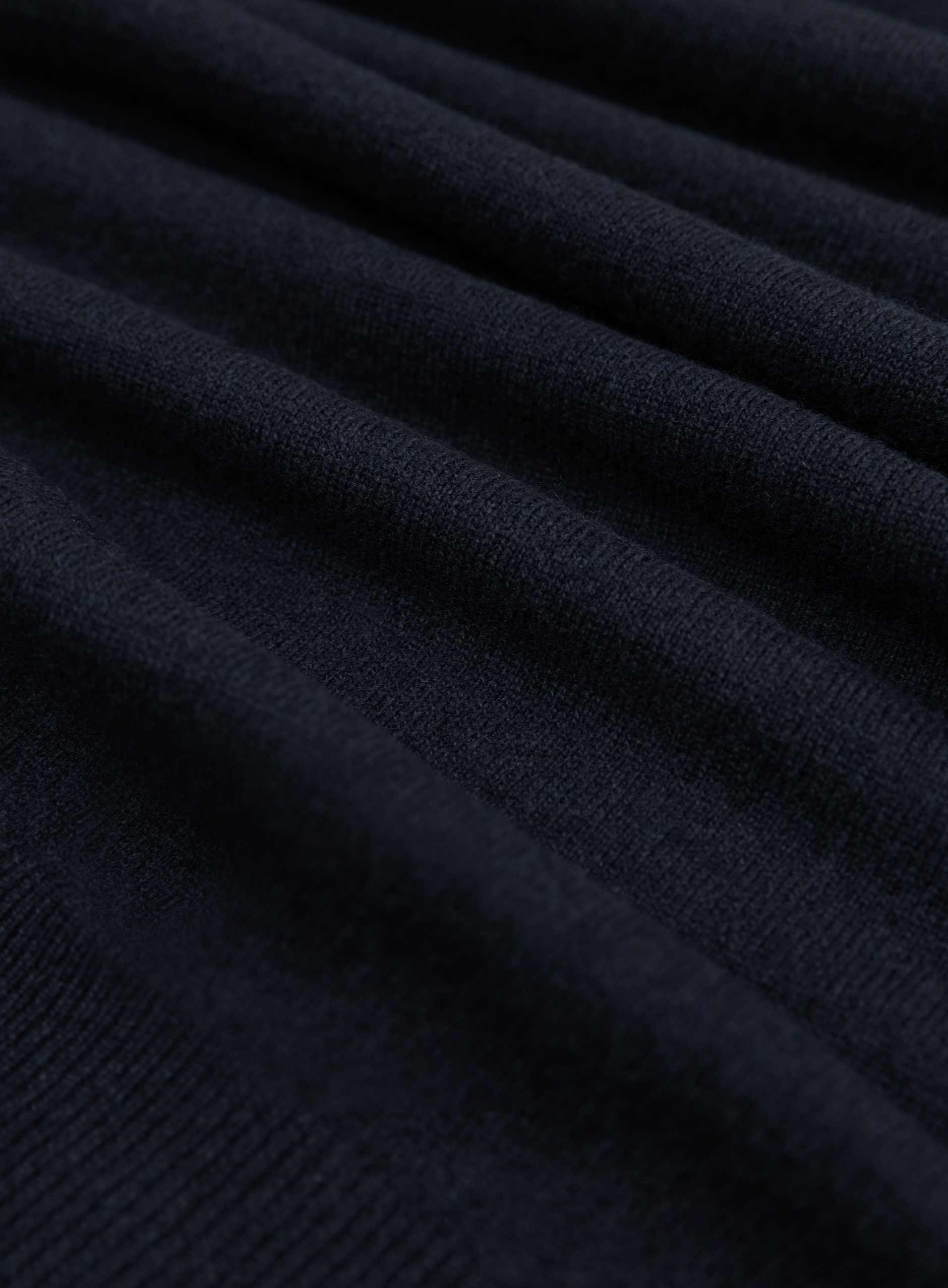 Half-zip vest van wol en cashmere | FULL_WIDTH | BLUE NAVY