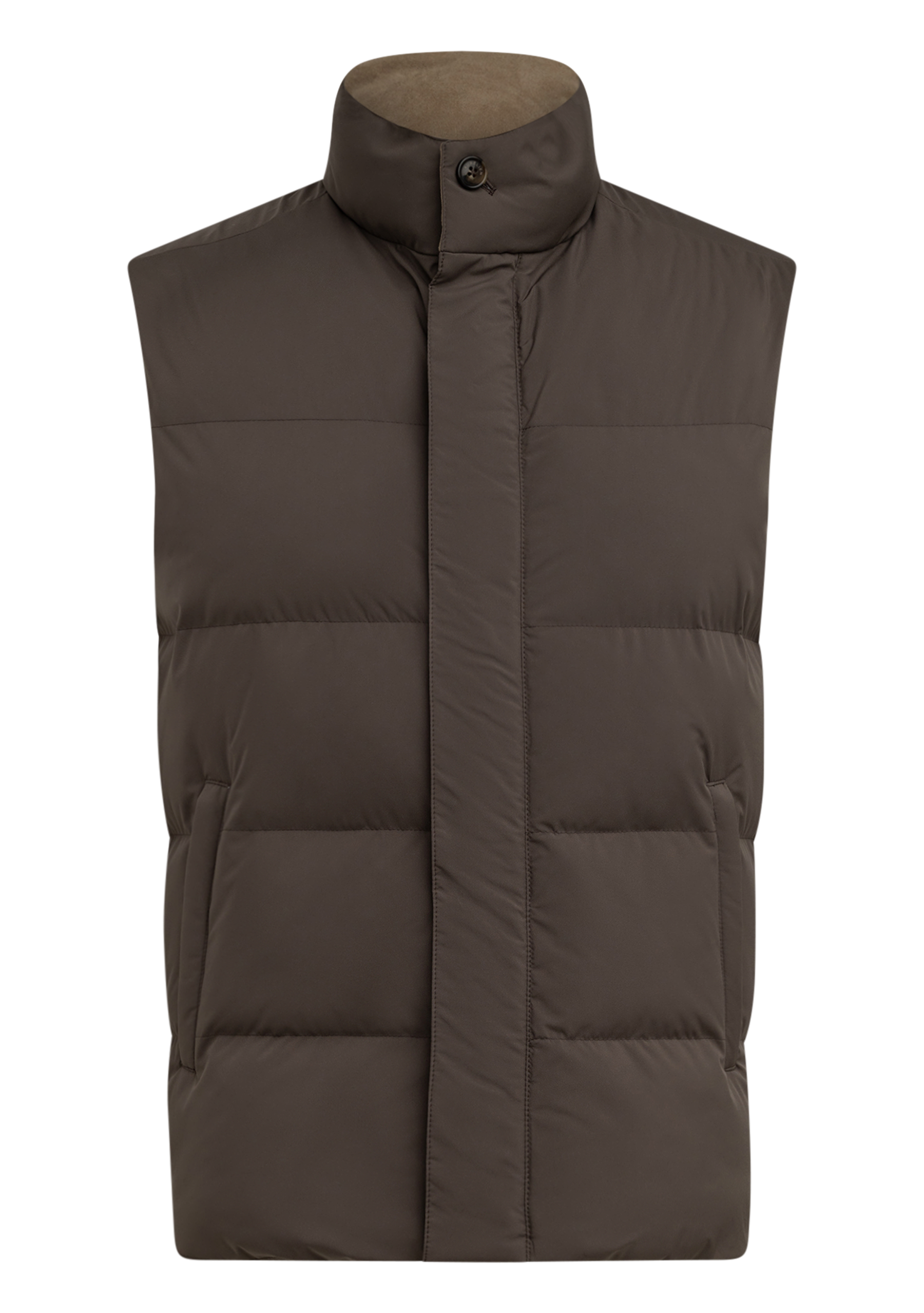 Gewatteerde bodywarmer | TAUPE