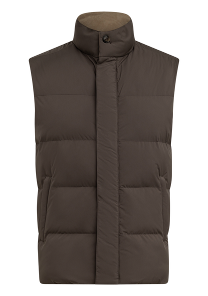 Gewatteerde bodywarmer | TAUPE