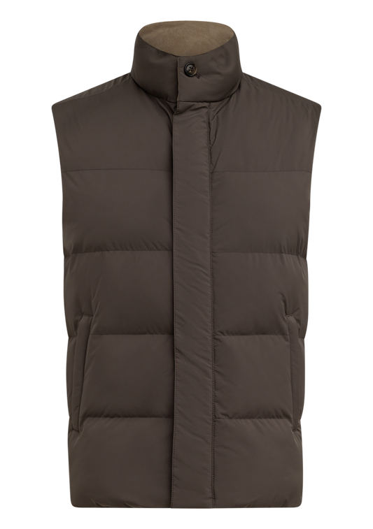 Gewatteerde bodywarmer | TAUPE