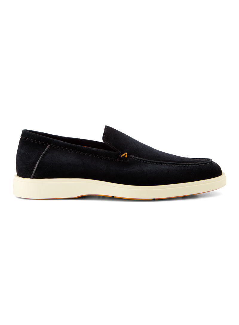 Loafers van suède