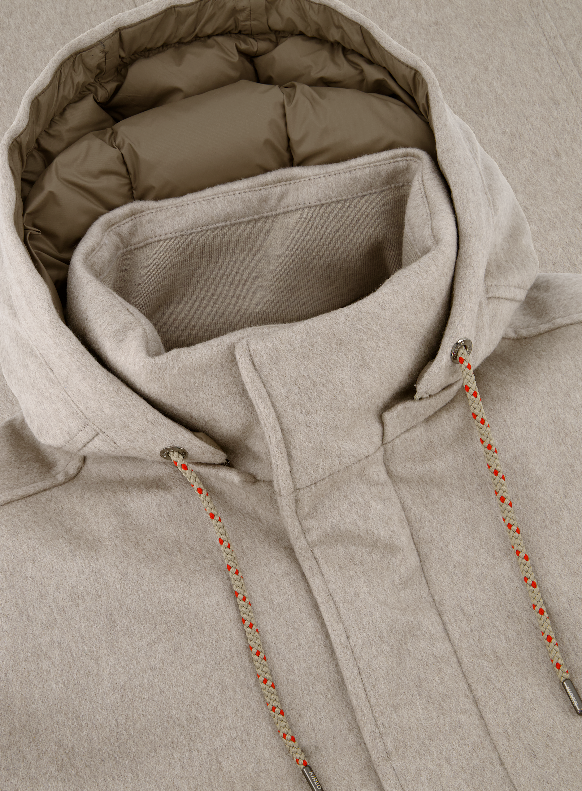 Parka met donsvulling en capuchon | FULL_WIDTH | Beige