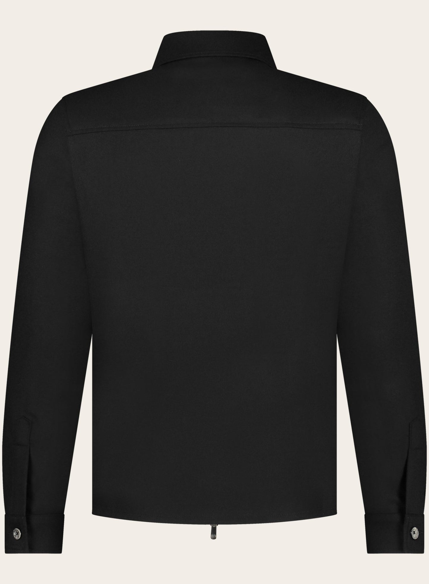 Urus overshirt van wol en cashmere | Zwart