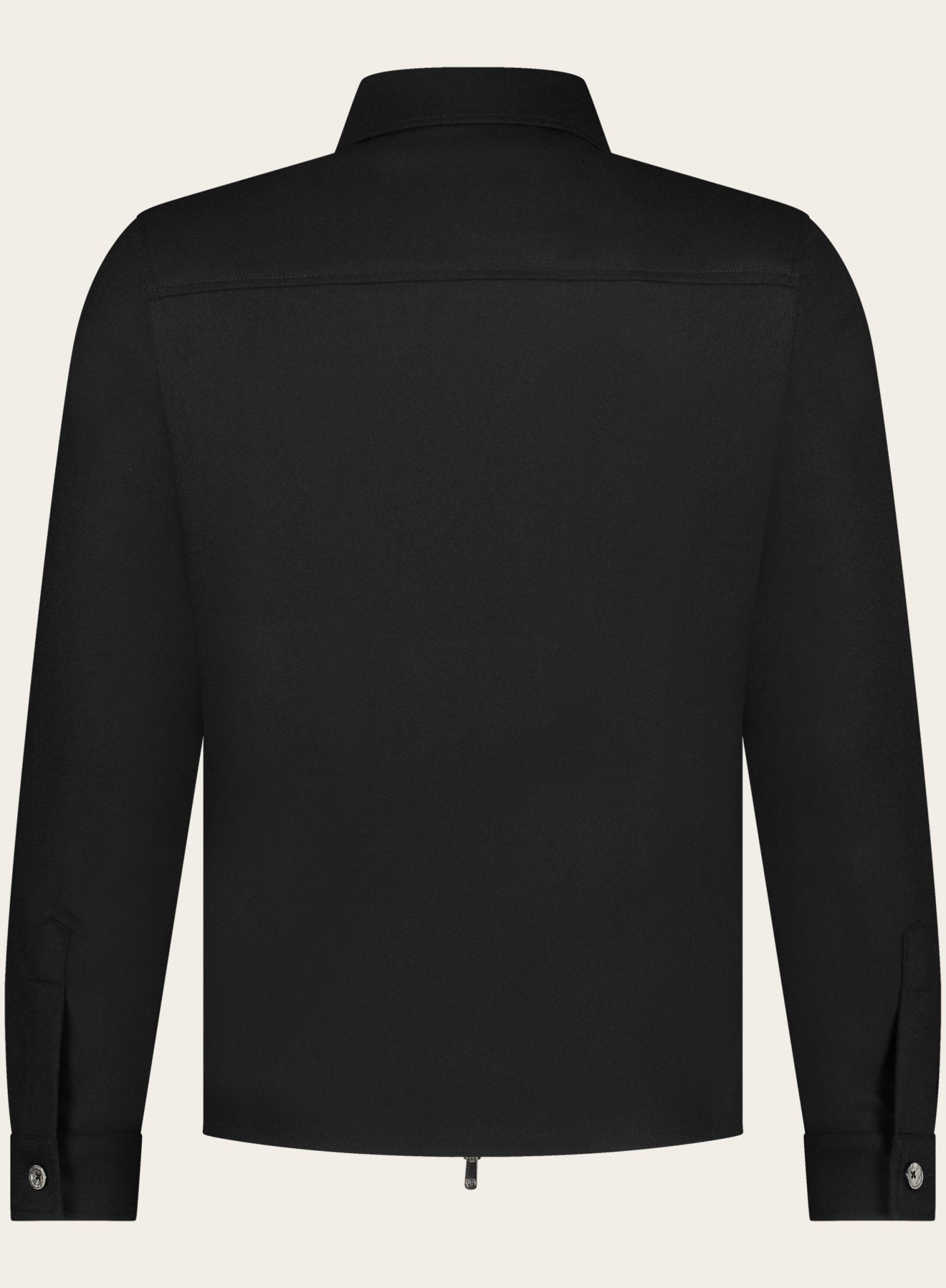 Urus overshirt van wol en cashmere | Zwart