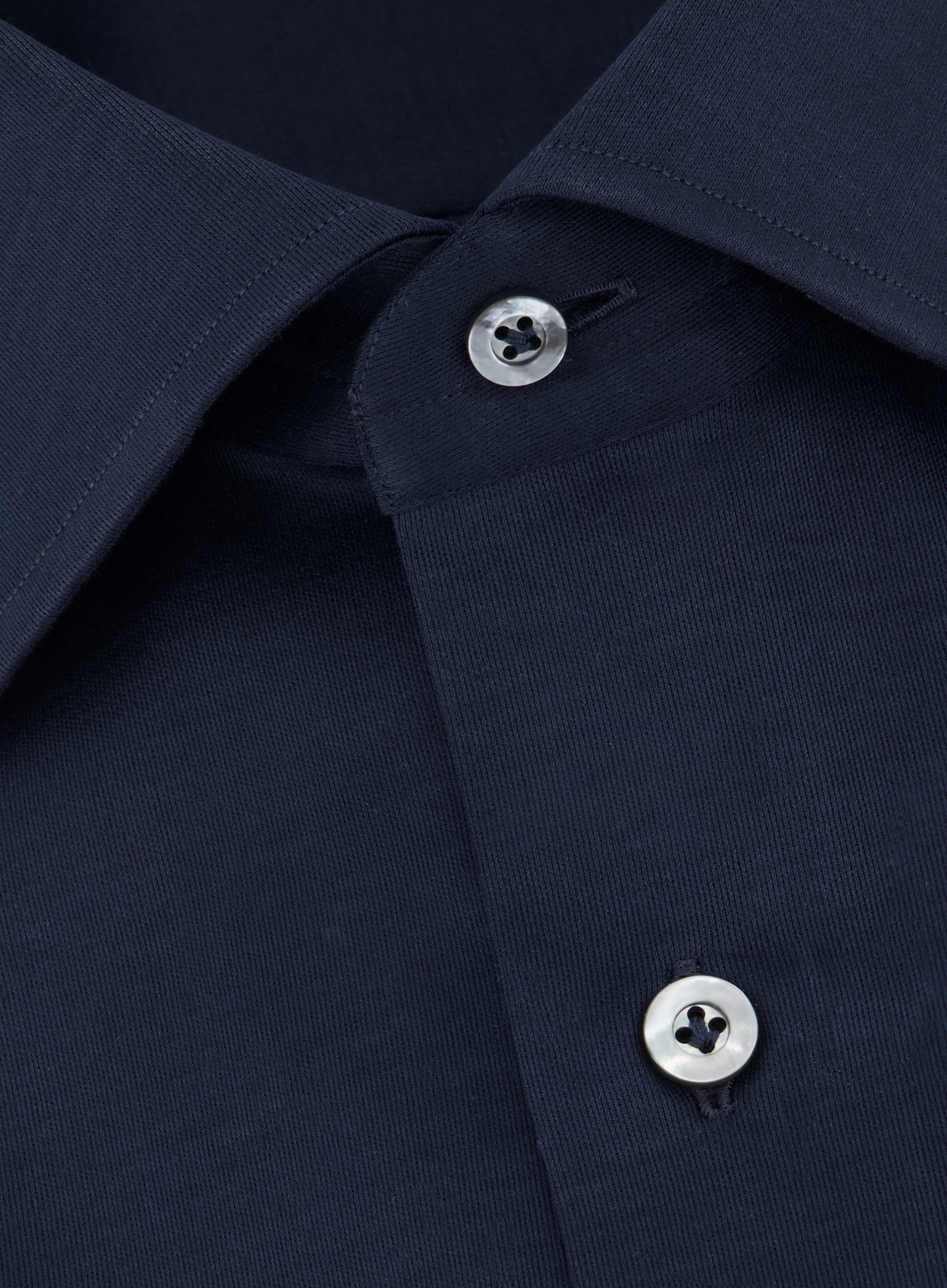 Regular-fit Gabriel shirt van katoen jersey | BLUE NAVY