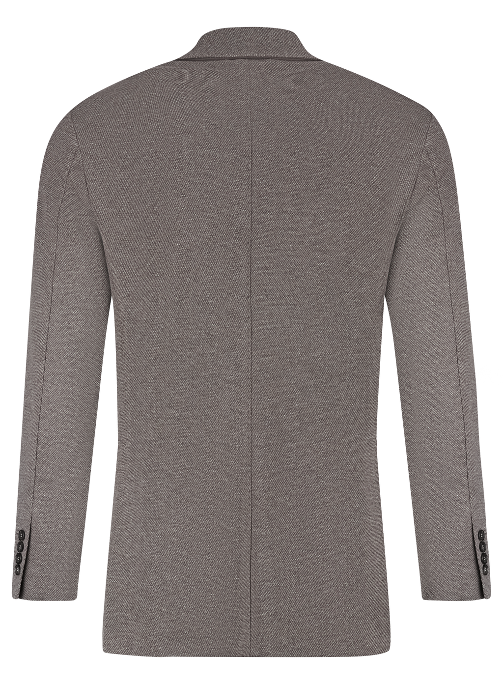 Gemêleerd colbert van wol en katoen | TAUPE