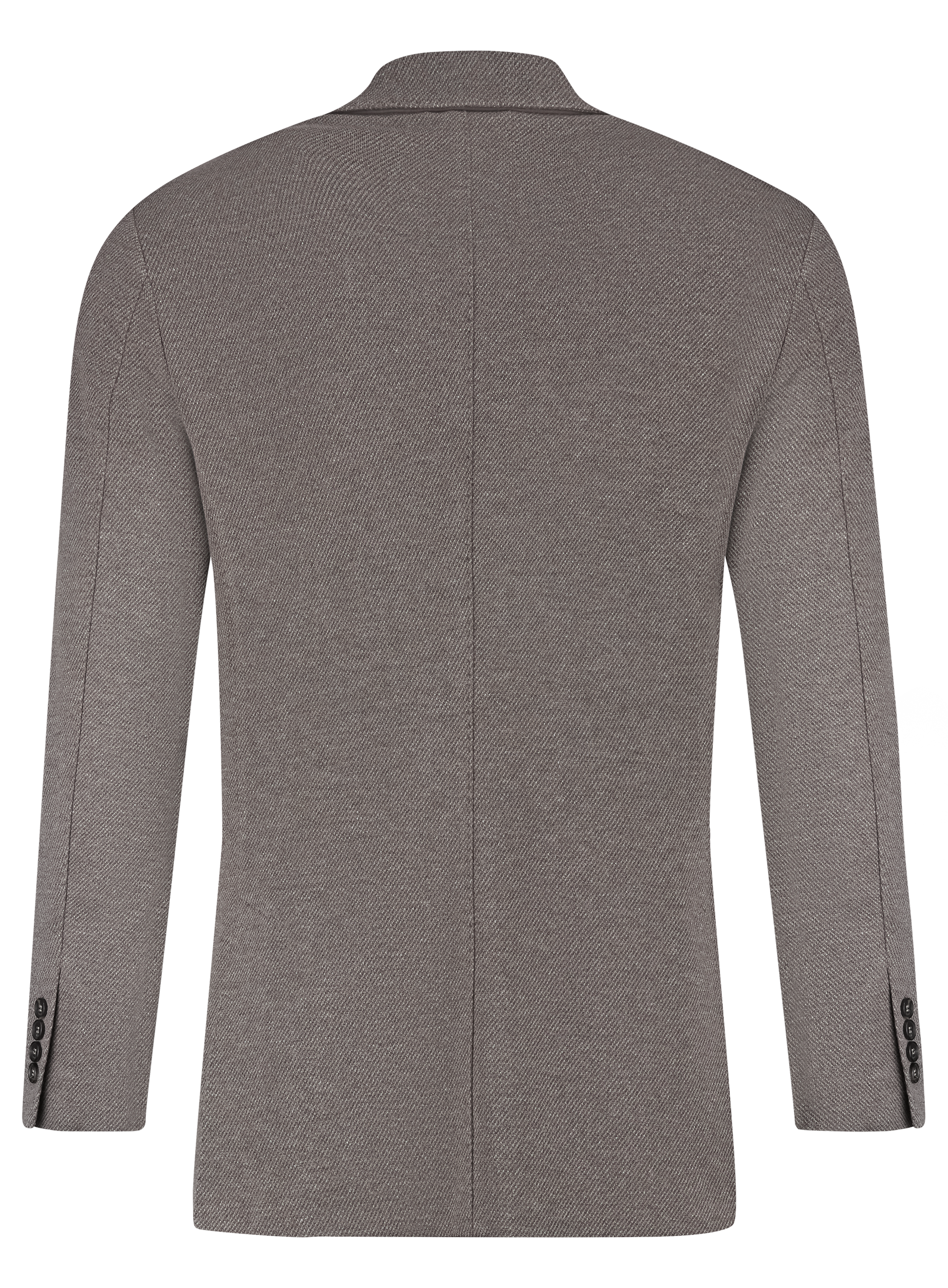 Gemêleerd colbert van wol en katoen | TAUPE