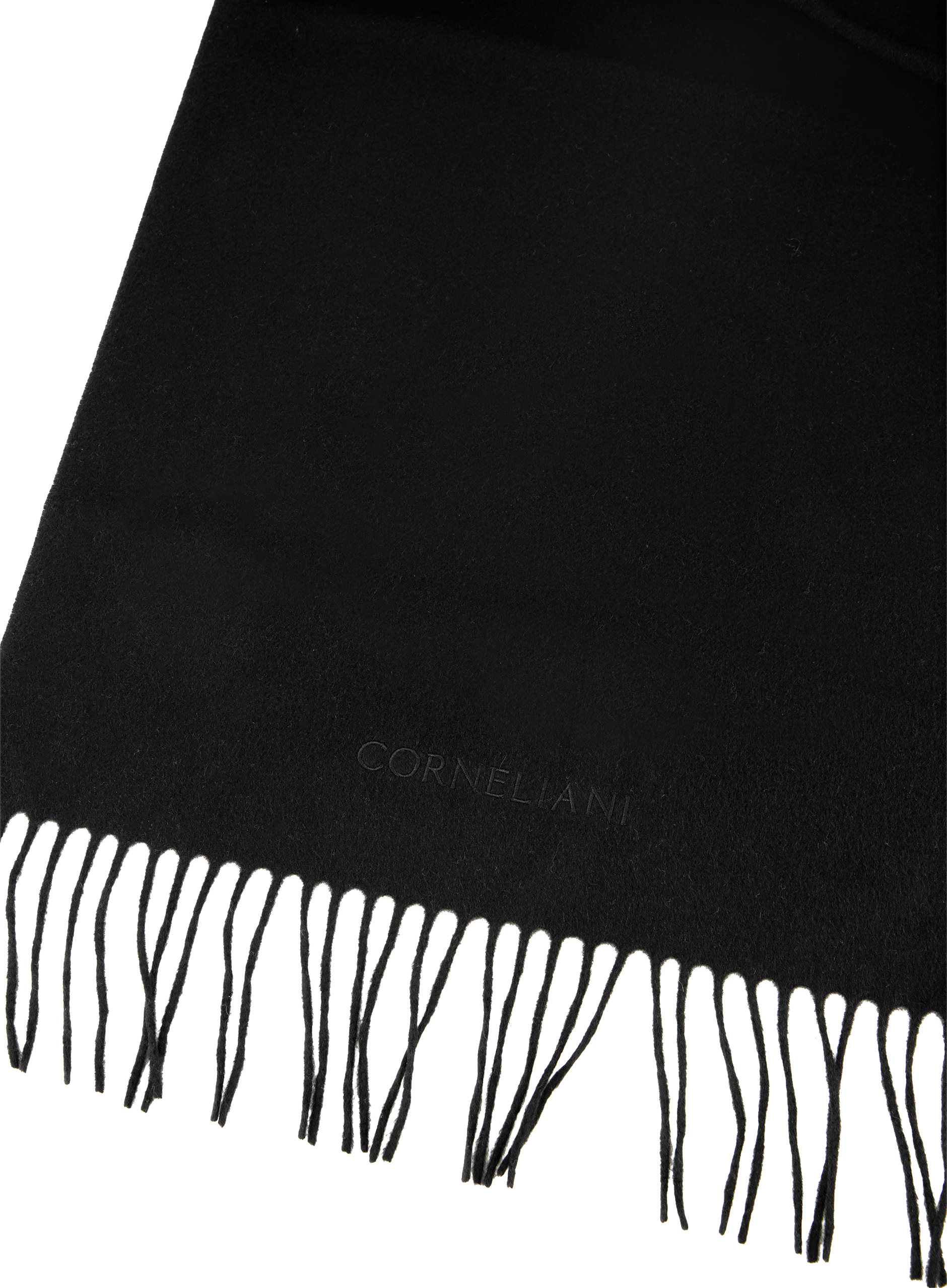 Shawl van cashmere | Zwart