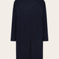 Regular-fit lange mantel van wol en cashmere | BLUE NAVY
