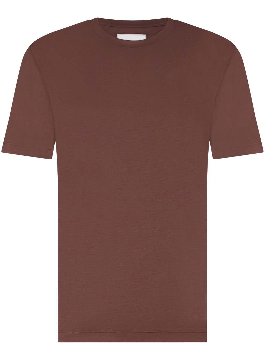 T-shirt in wol | Bordeaux
