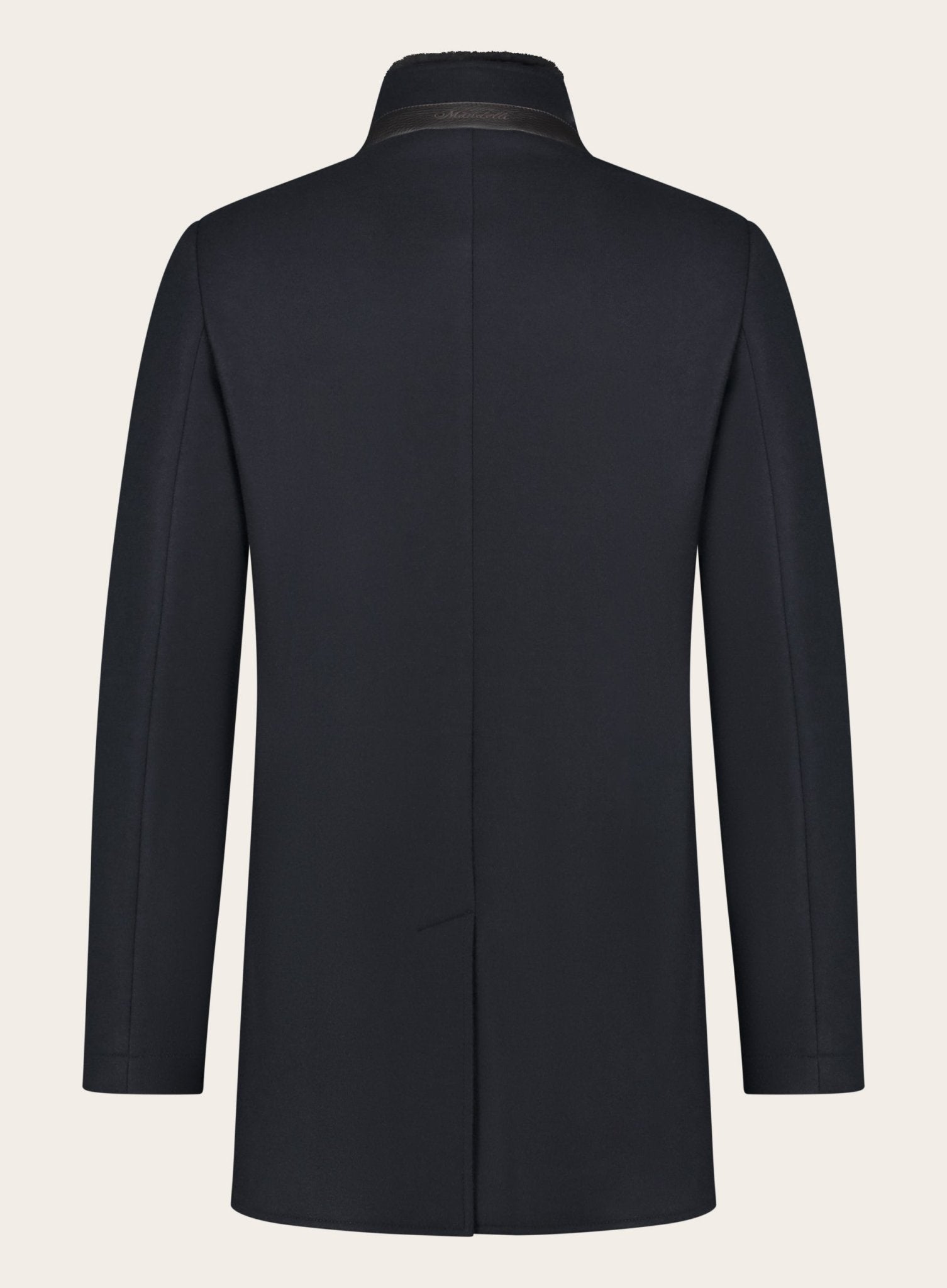Mantel van cashmere | BLUE NAVY