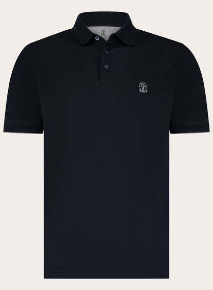 Poloshirt van katoen | BLUE NAVY