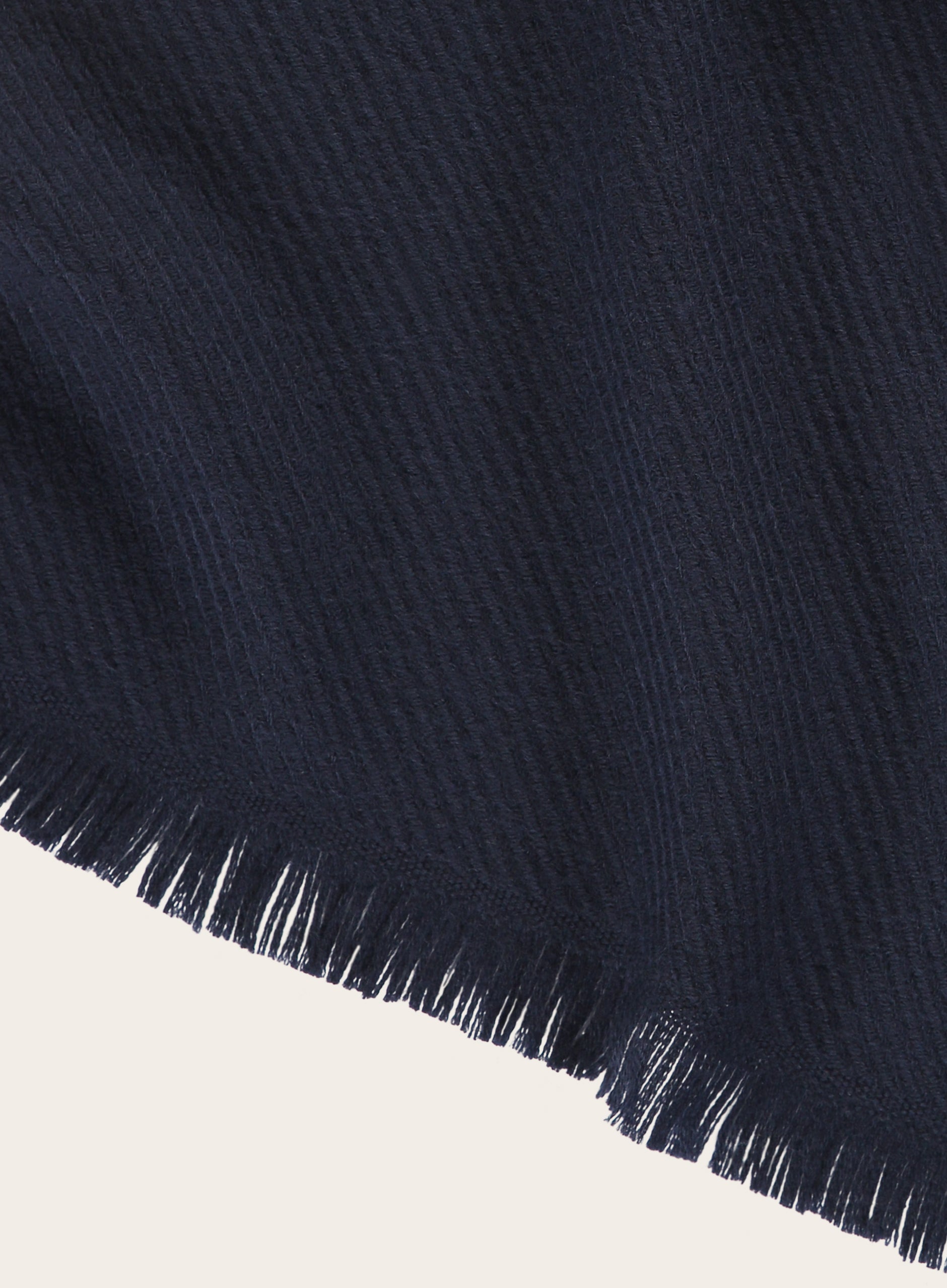 Wollen shawl | BLUE-NAVY