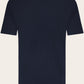 Terry badstof t-shirt van katoen | BLUE NAVY