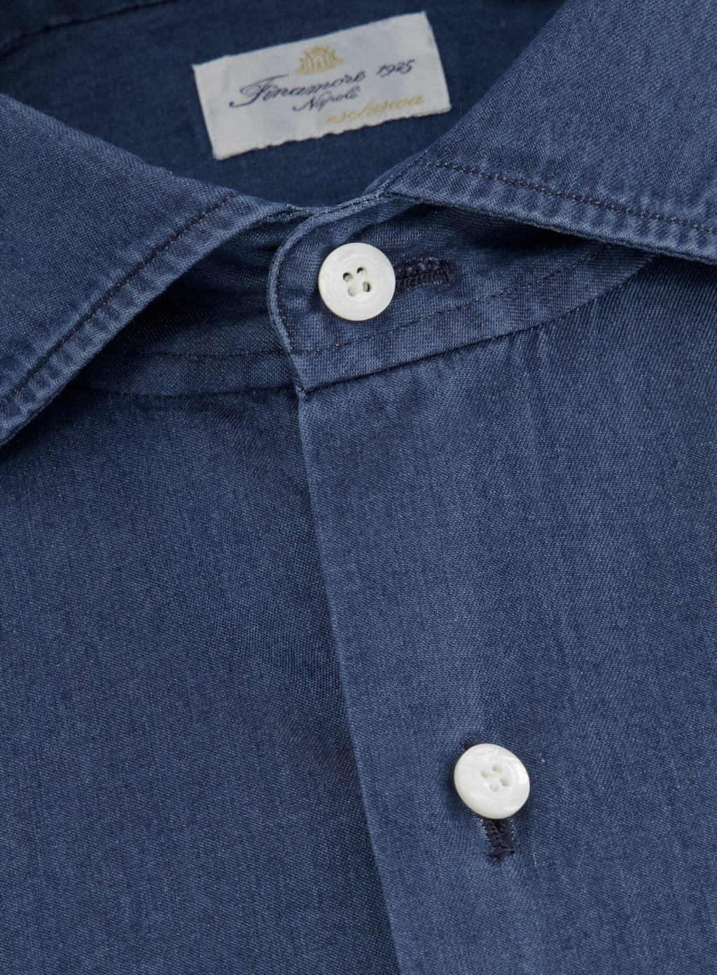 Regular-fit denim overhemd | FULL_WIDTH | Blauw