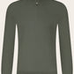 Half-zip trui van wol | Groen