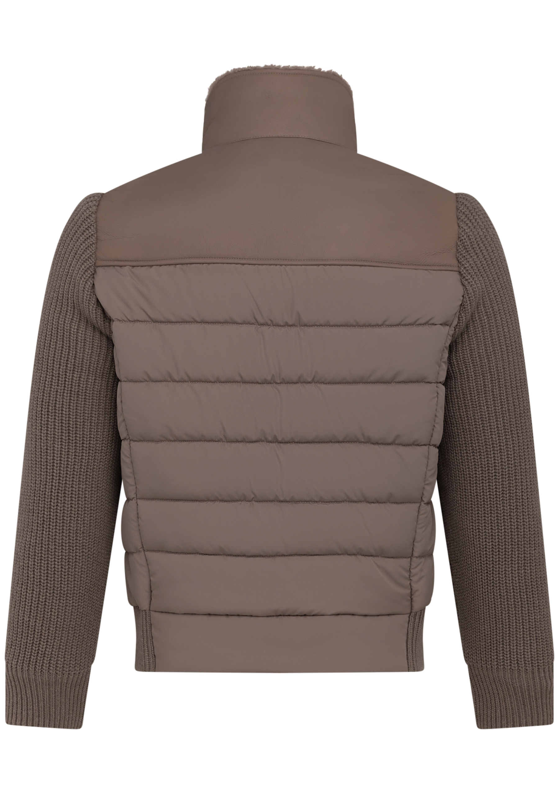 Gewatteerde jas | Beige