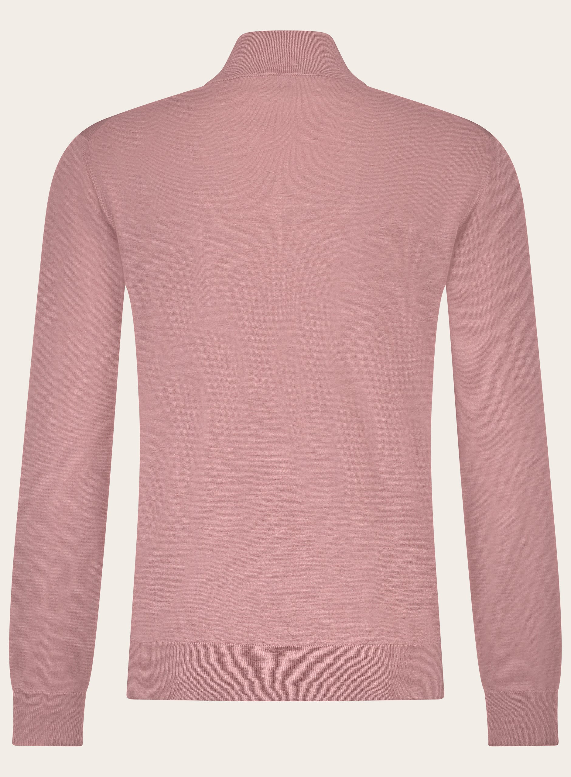 Half-zip ritsvest van cashmere en zijde | L.ROZE