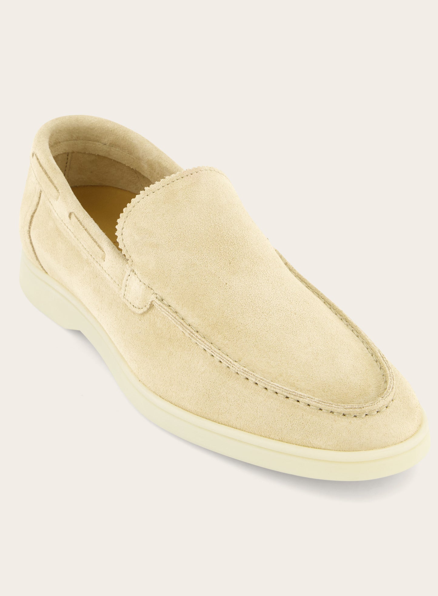 Loafers van suède | Beige