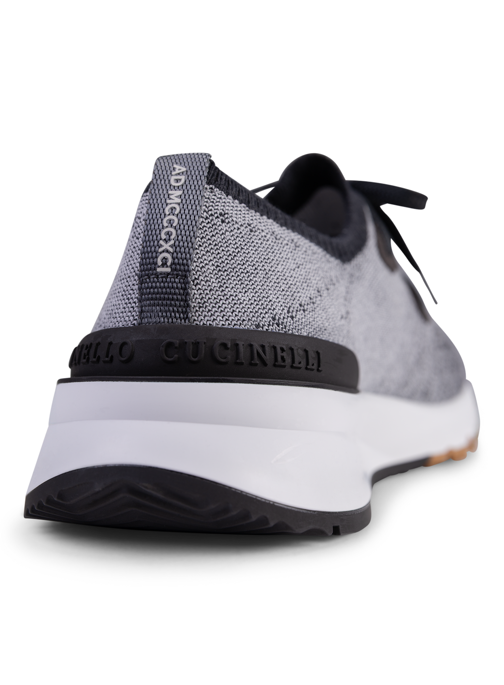 Knitted low-top sneakers | Zwart Melee