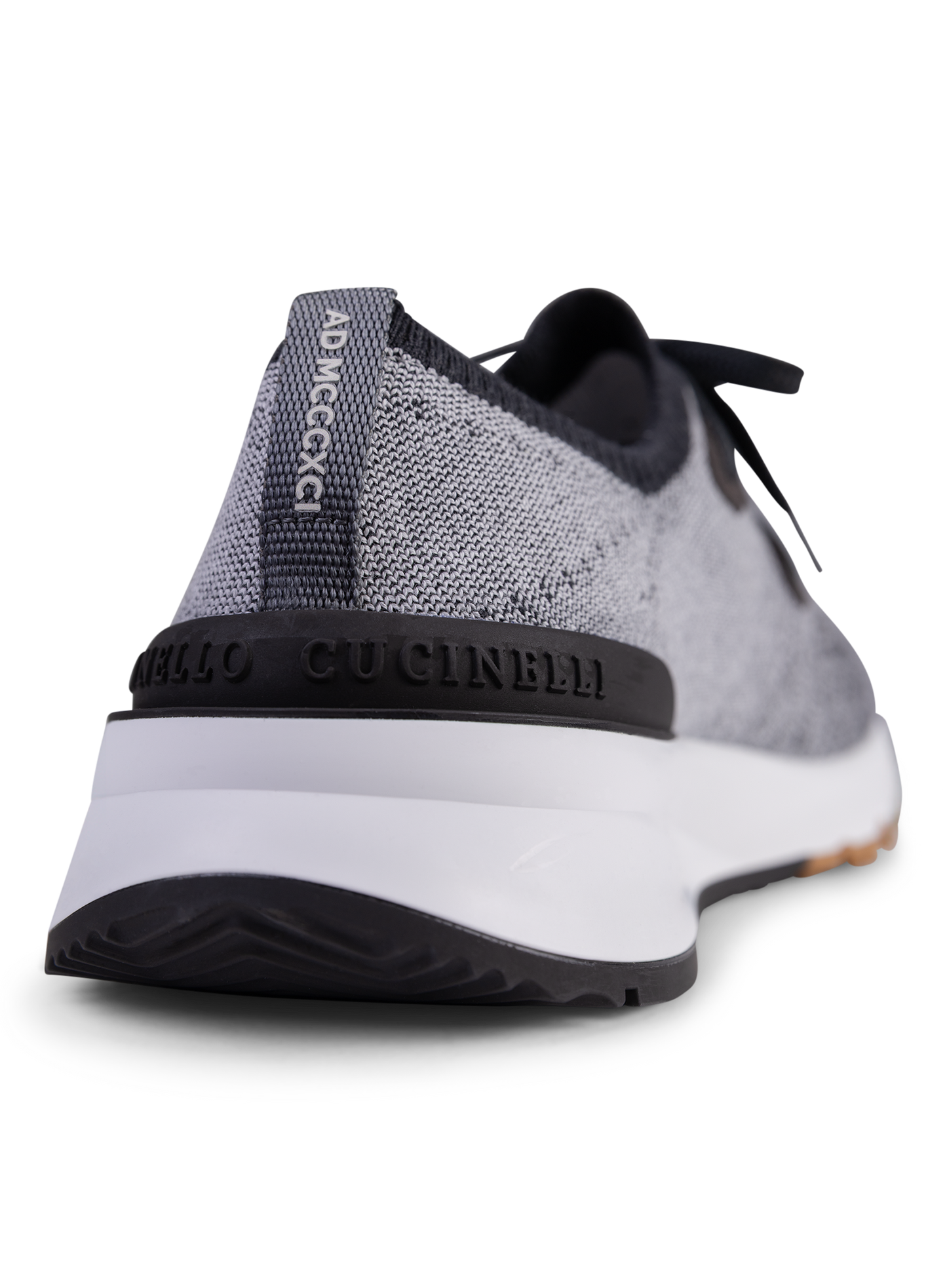 Knitted low-top sneakers | Zwart Melee