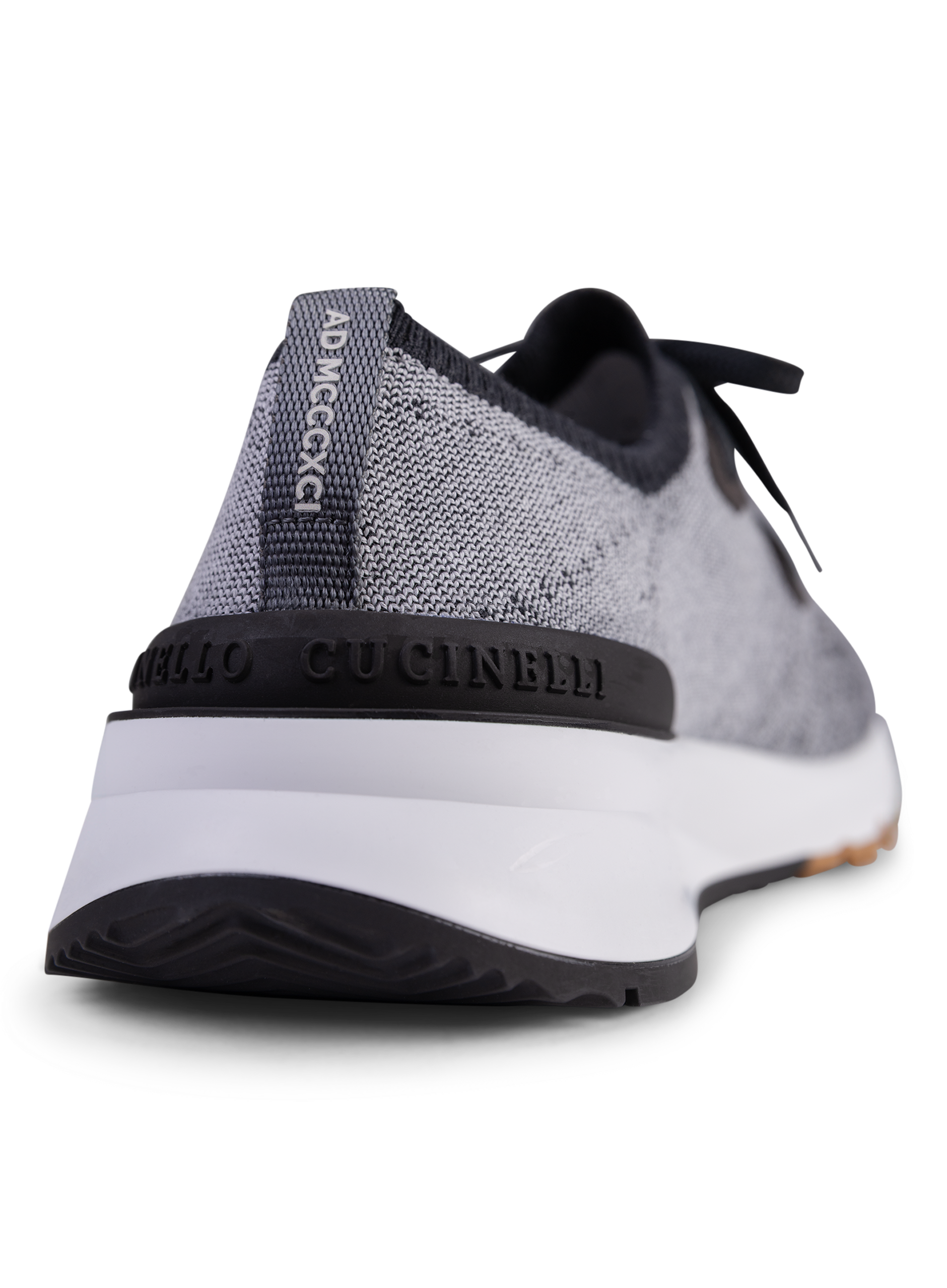 Knitted low-top sneakers | Zwart Melee