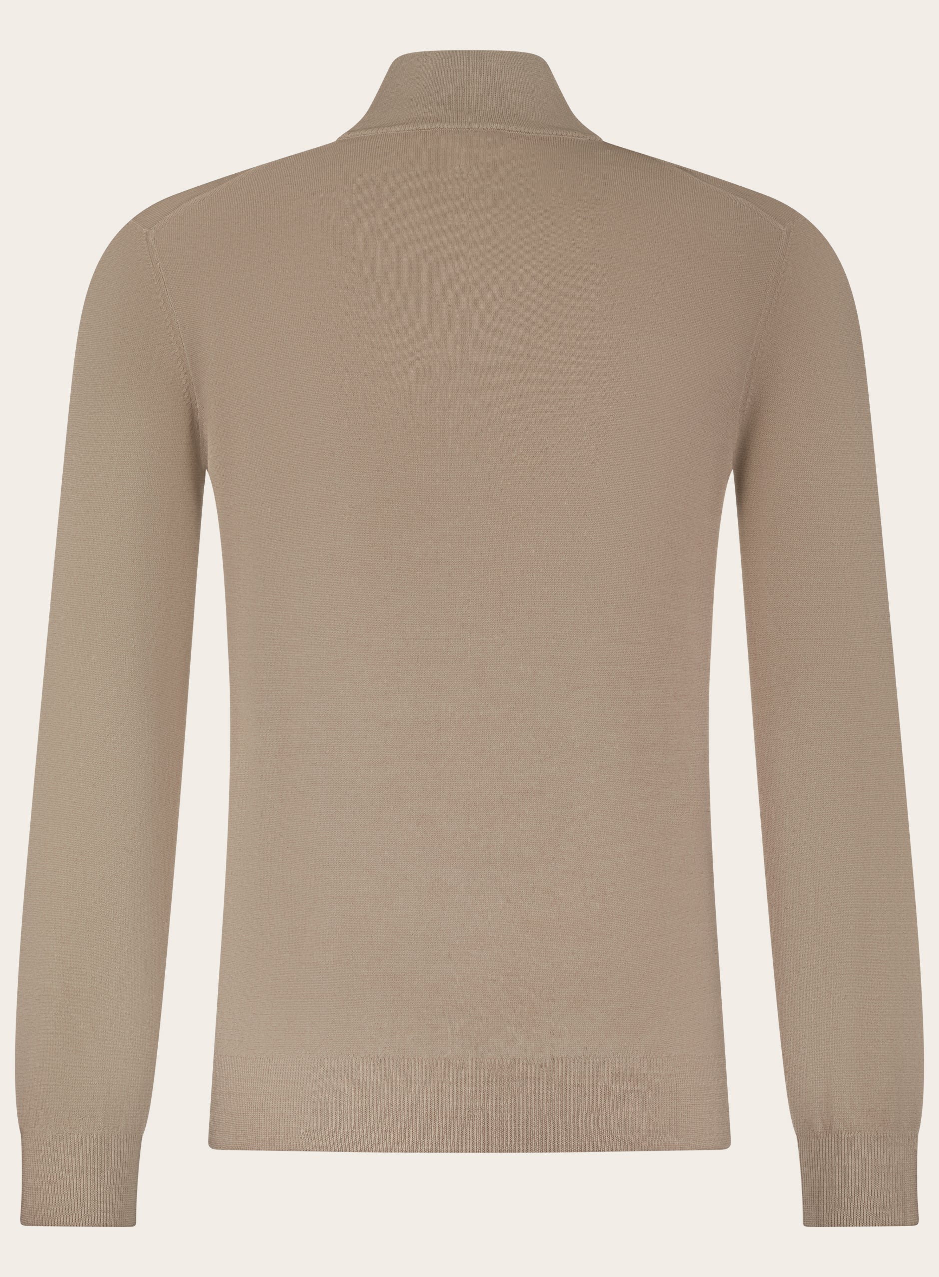 Ritsvest van wol | Beige