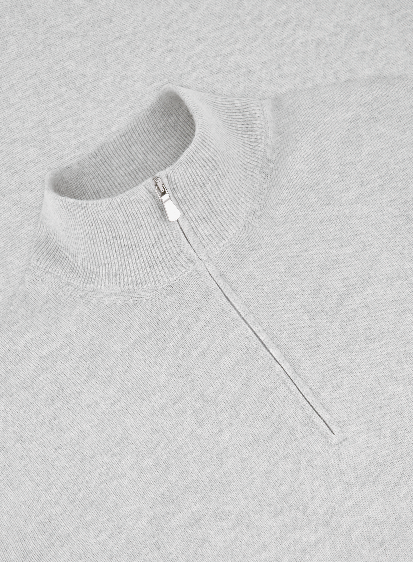 Half-zip trui van wol | FULL_WIDTH | L.Grijs