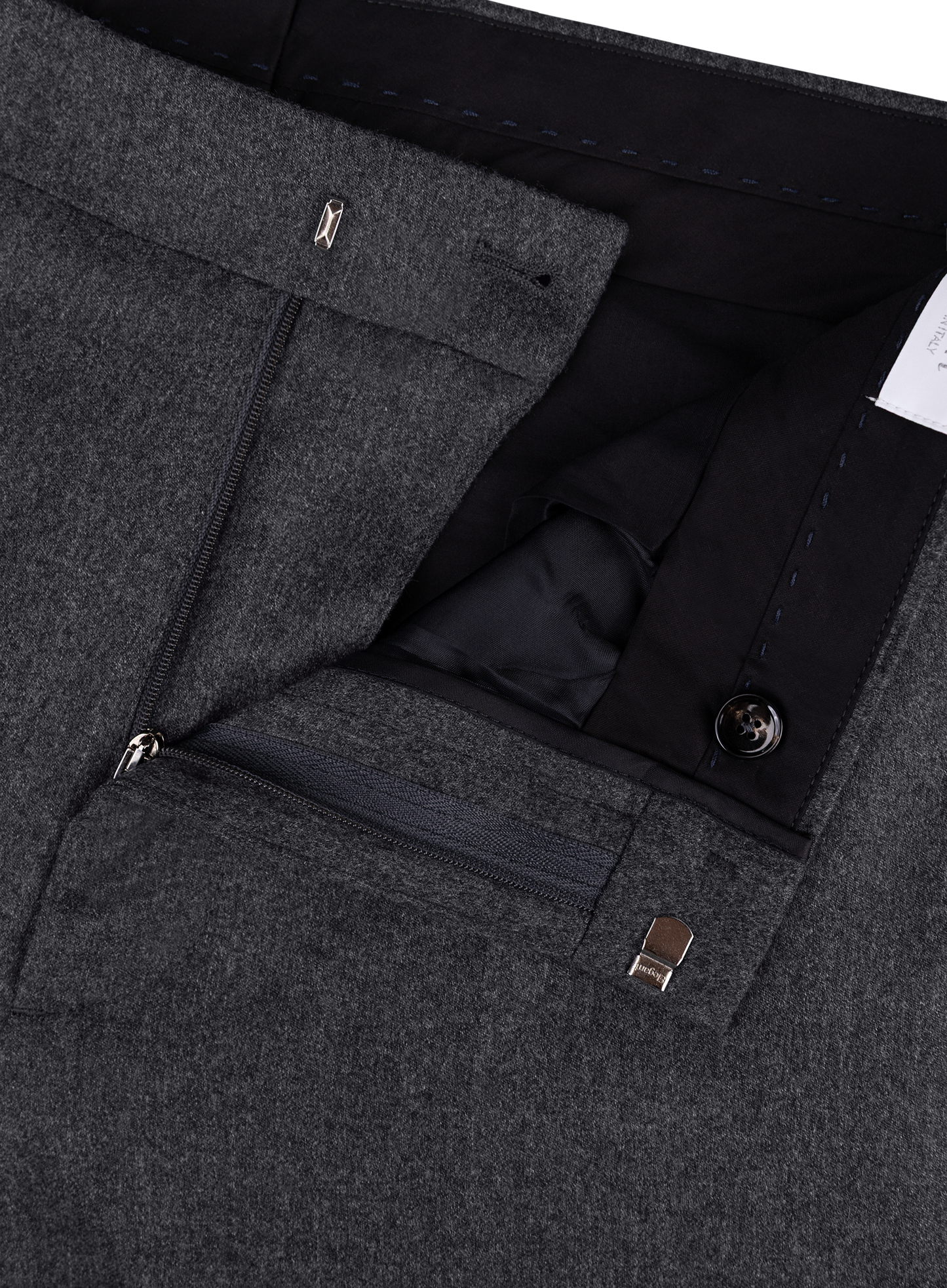 Regular-fit pantalon van wol | FULL_WIDTH | D.Grijs