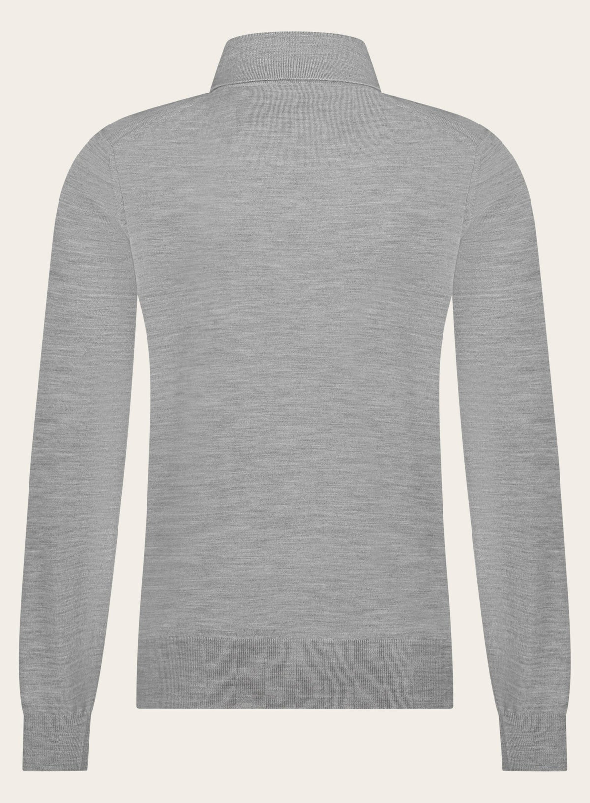 Polo in wol cashmere | Grijs