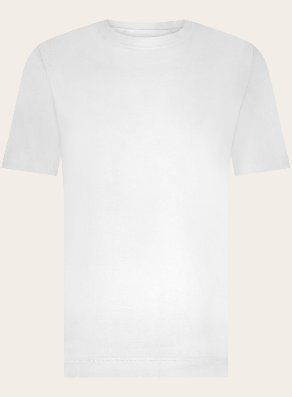 T-shirt met korte mouw van katoen | Wit