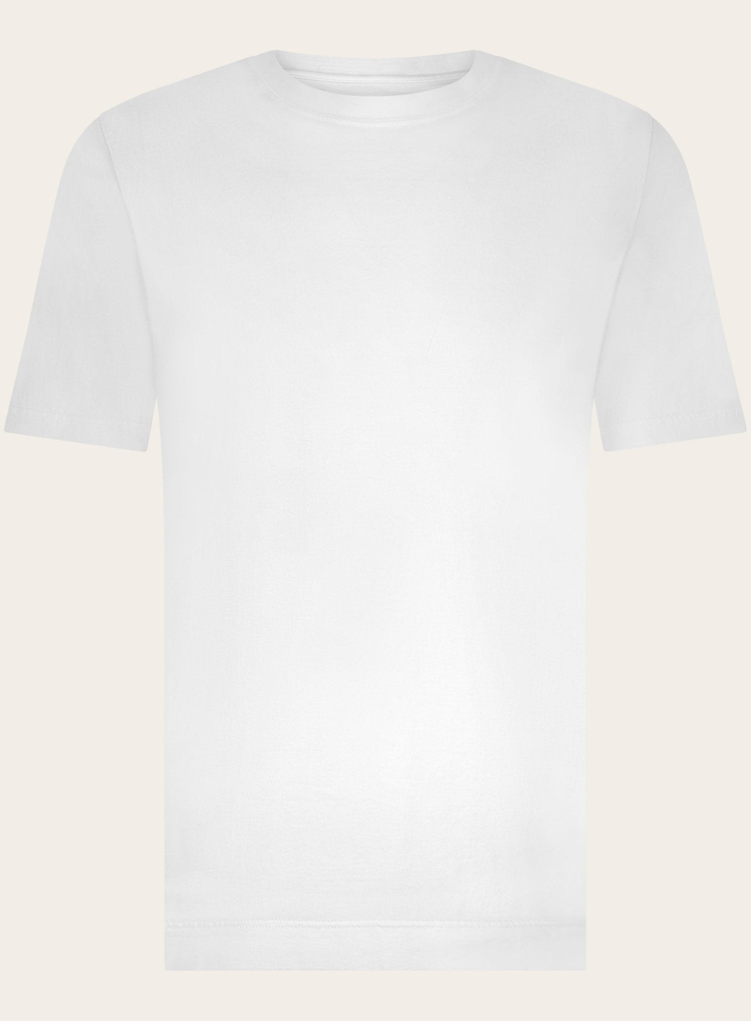 T-shirt met korte mouw van katoen | Wit