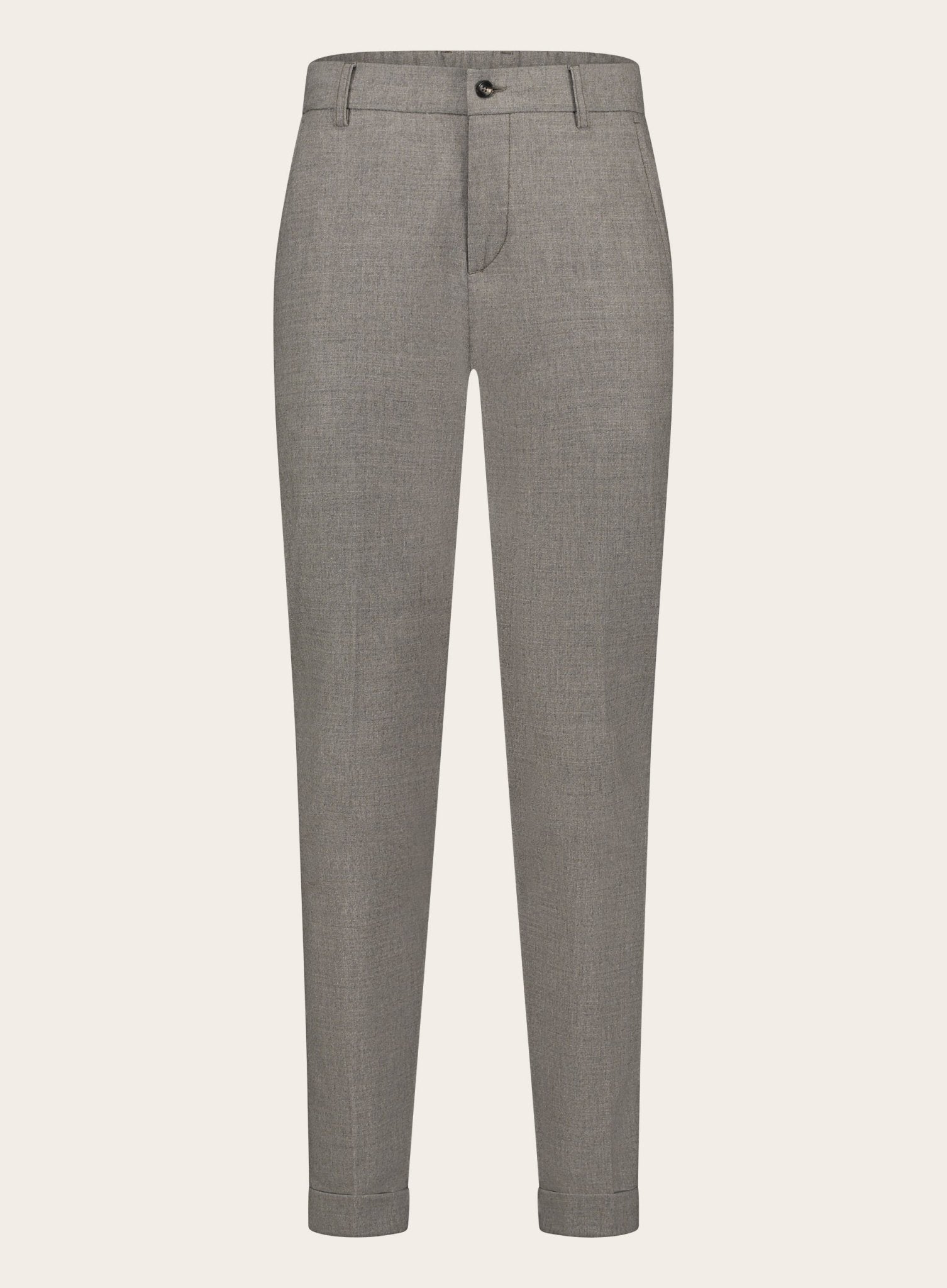 Pantalon van scheerwol en cashmere | Beige