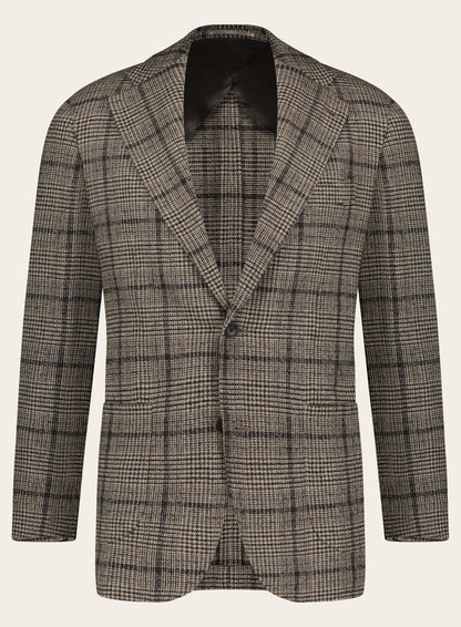 Slim-fit jasje | Bruin