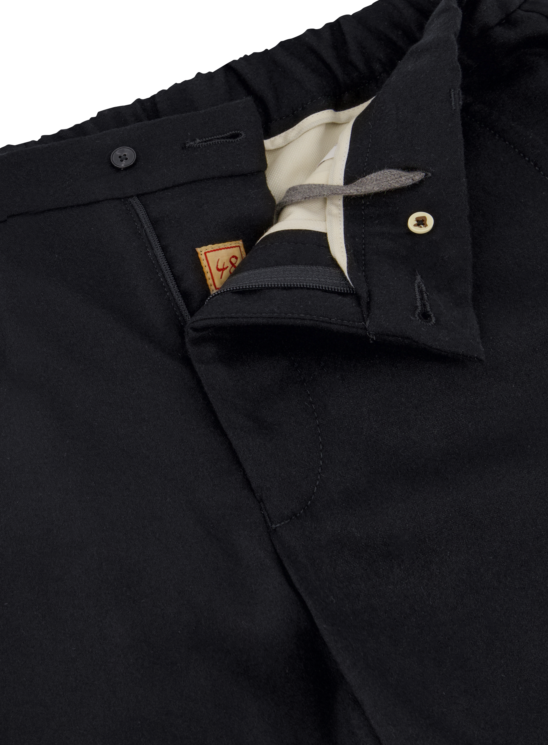 Jog pantalon van wol en cashmere | Zwart