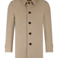 Mantel van virgin wol | Beige