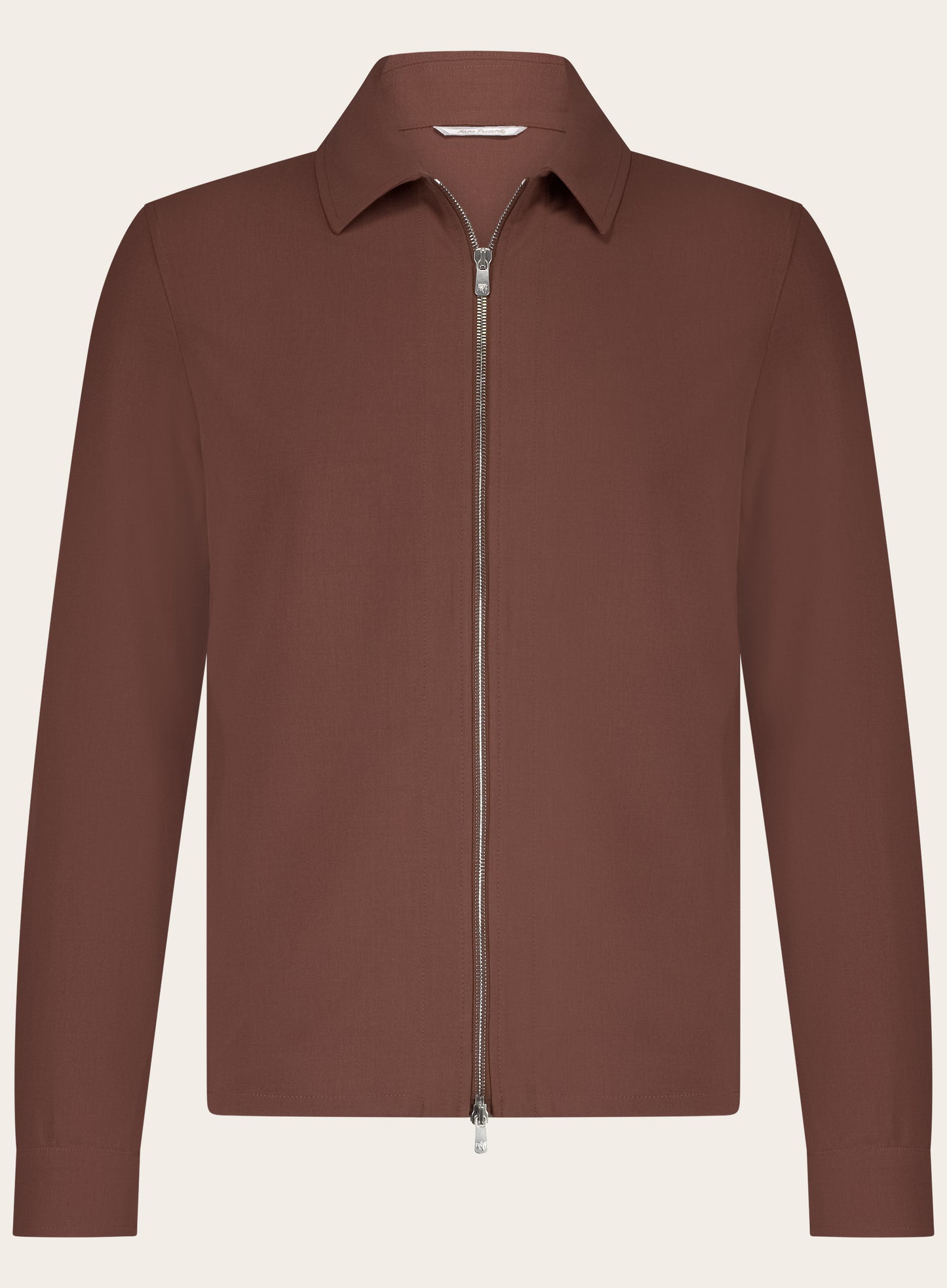 Overshirt van wol | Roest