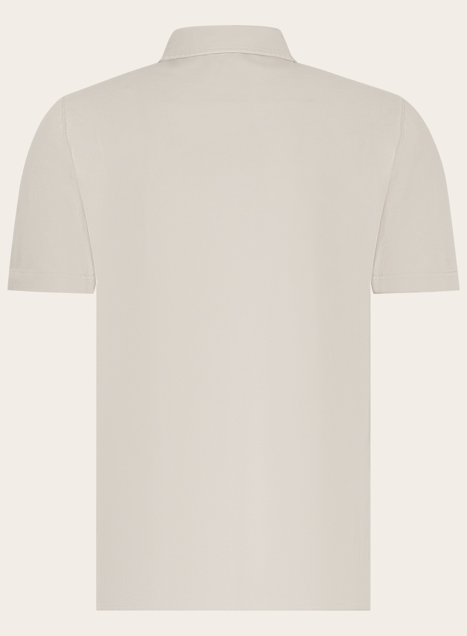 Poloshirt van katoen | TAUPE