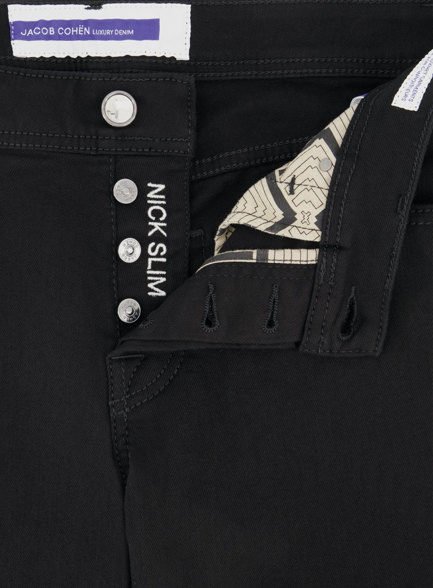 Nick Slim-fit jeans | Zwart