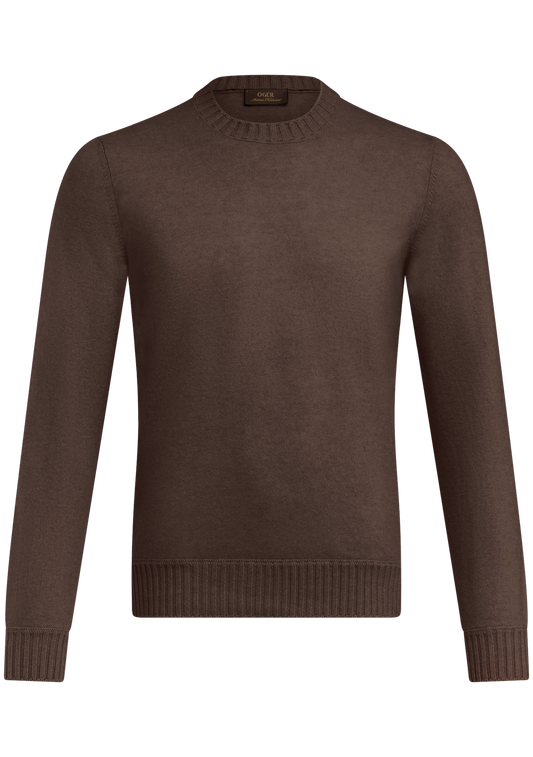 Crewneck van cashmere | FULL_WIDTH | TAUPE BRUIN