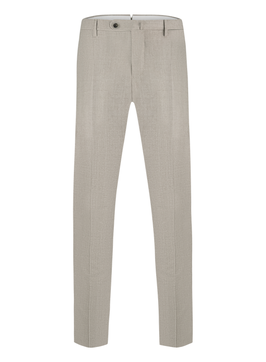 Pantalon van wol | Beige