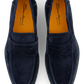 Rock penny loafers van suède | BLUE NAVY