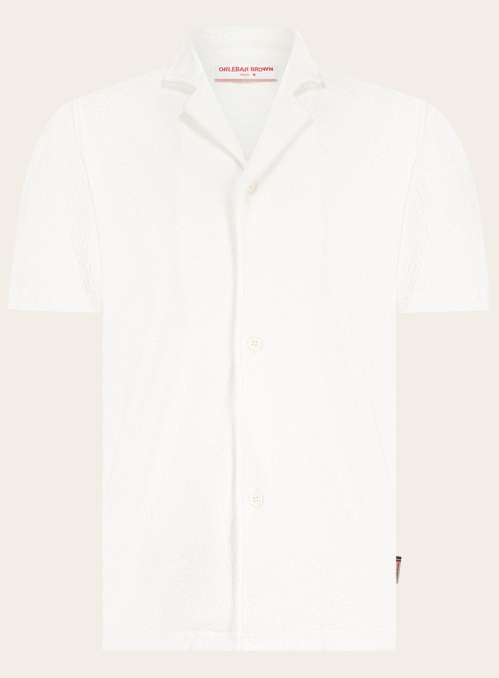 Badstof polo van katoen | Wit