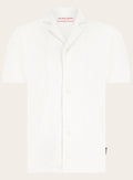 Badstof polo van katoen | Wit