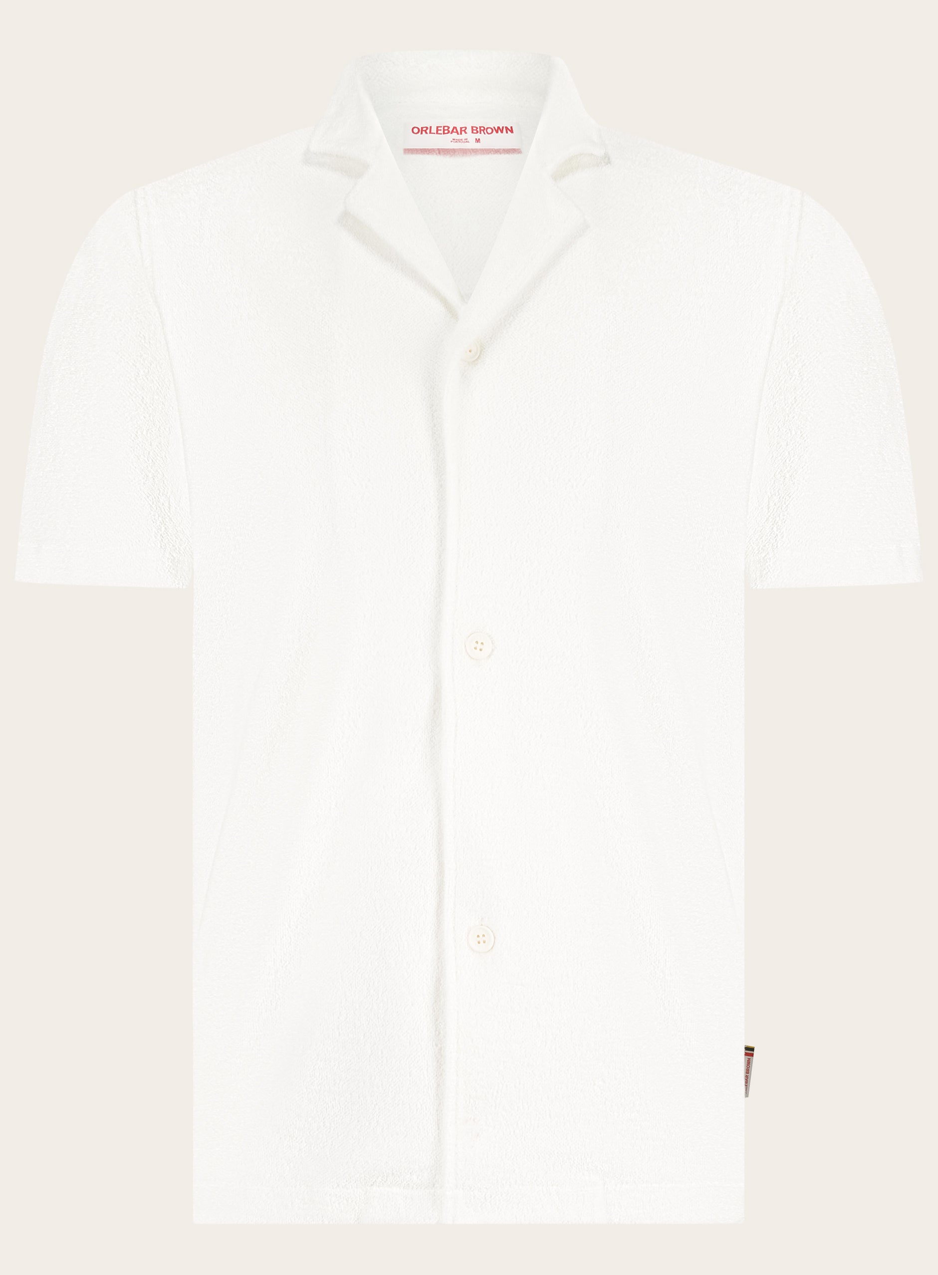 Badstof polo van katoen | Wit
