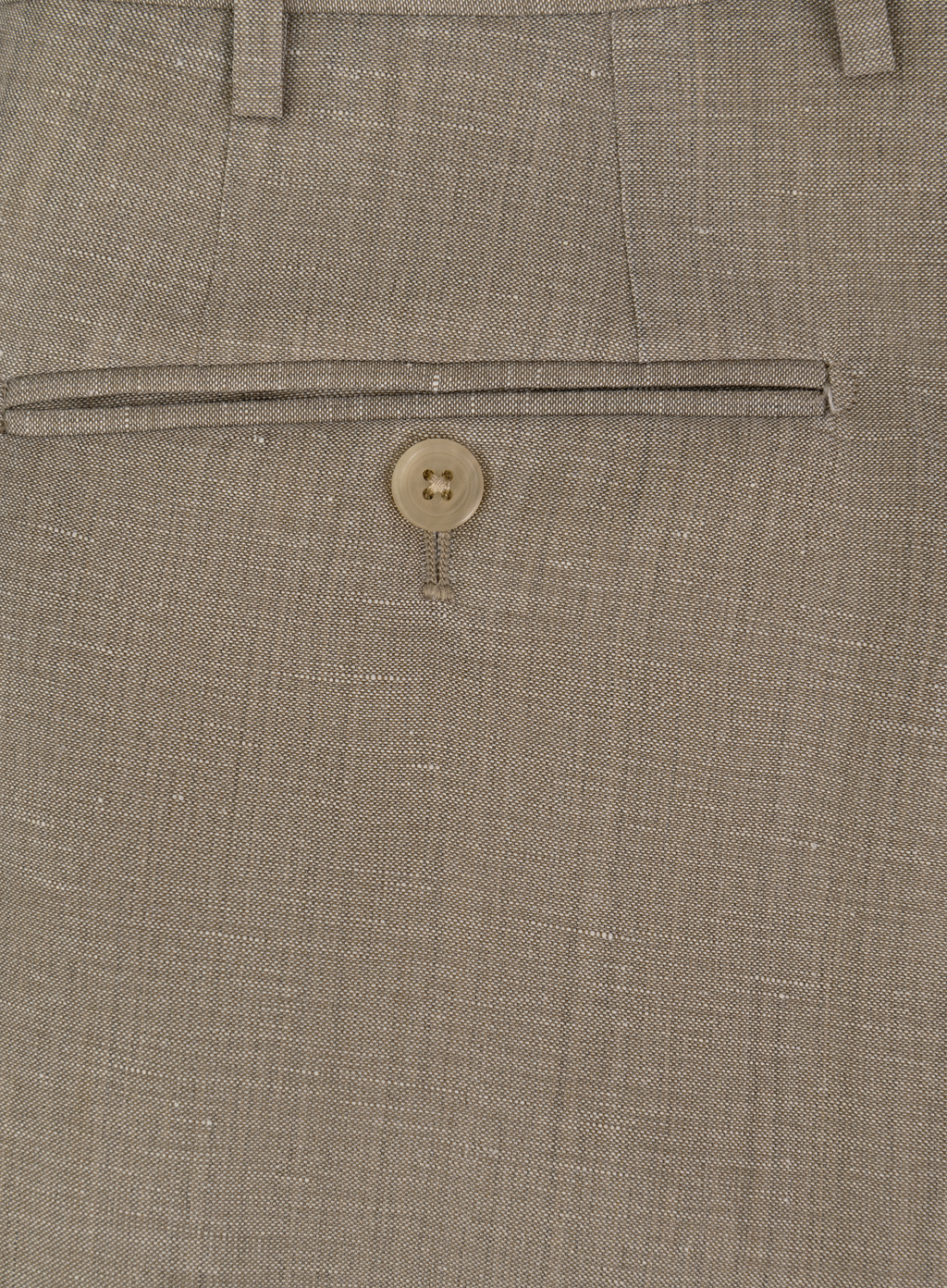Driedelig pak van virgin wol en linnen | FULL_WIDTH | Beige