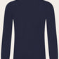 Cardigan met opstaande kraag van wol | BLUE NAVY