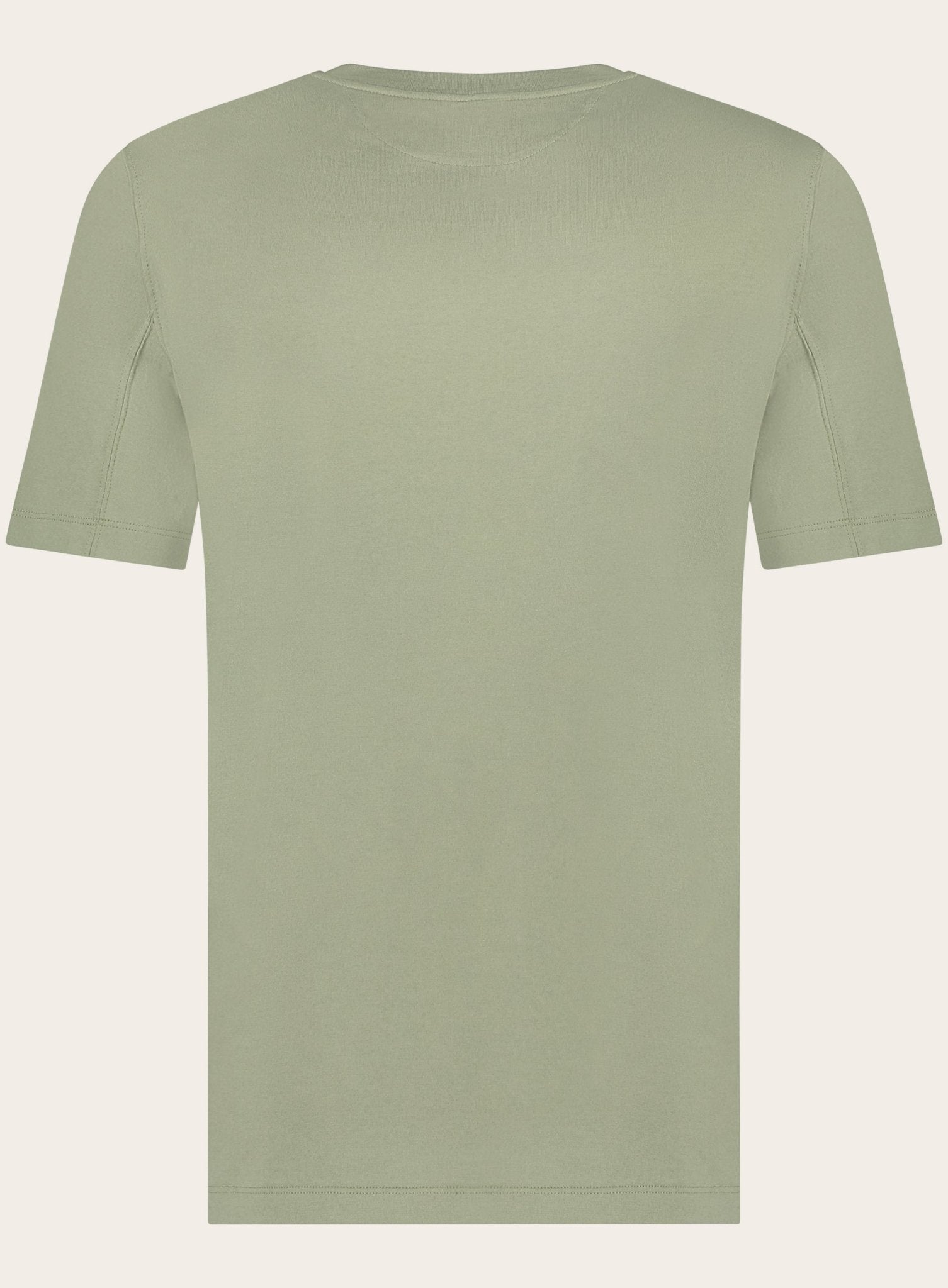 T-shirt van katoen | Groen