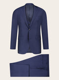 Driedelig pak van wol en mohair | BLUE NAVY